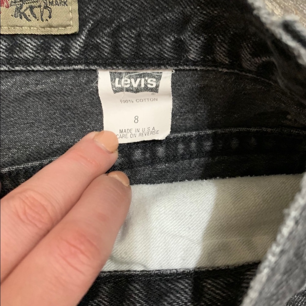 Levis 900 Series Black straight legged jeans - Picture 4 of 6